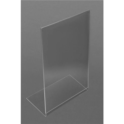 Slanted Acrylic Menu Holder A5
