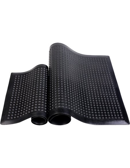 Professional Rubber Anti Fatigue Mat 900x600x13mm Bubble top | Stalwart DA-KA101
