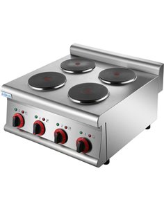 Commercial Electric boiling top 4 plates 8kW | Stalwart DA-HRQ605E