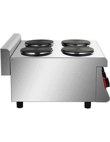 Commercial Electric boiling top 4 plates 8kW | Stalwart DA-HRQ605E