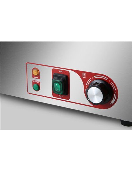 Commercial Bain Marie with Drain Tap 3xGN1/3 Including 3 containers | Stalwart DA-HB3V