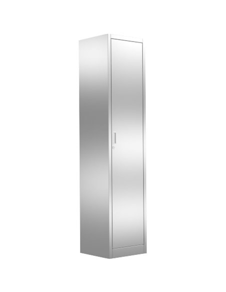 Commercial Stainless Steel Cleaing Cabinet Single Door 400x400x1800mm | Stalwart DA-MBSS201H1801DCC