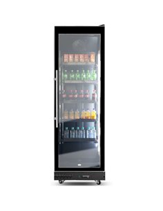 Commercial Display Refrigerator with Single Glass door 400 litres Black | Stalwart DA-KXG620BLACK 2