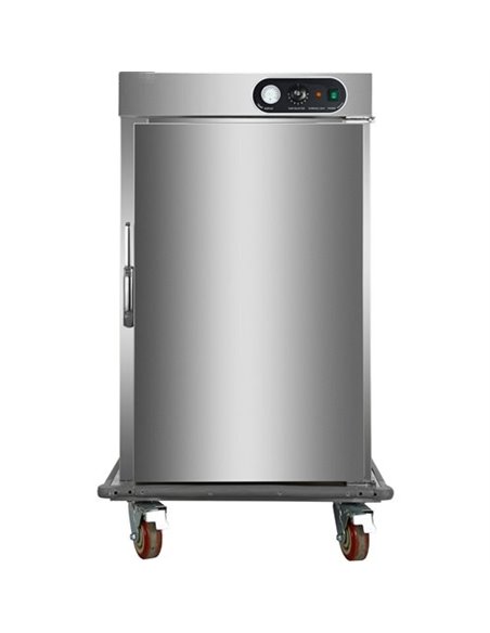 Professional Mobile Food Warming Cabinet  with 5 x GN2/1 capacity  2kW | Stalwart DA-HW115F