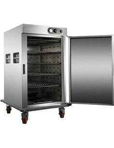 Professional Mobile Food Warming Cabinet  with 5 x GN2/1 capacity  2kW | Stalwart DA-HW115F 2