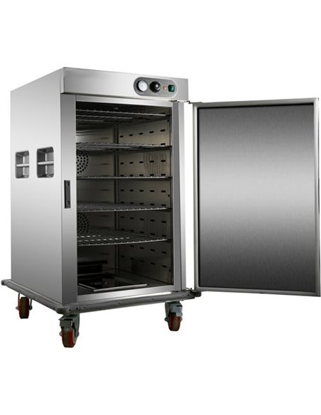 Professional Mobile Food Warming Cabinet  with 5 x GN2/1 capacity  2kW | Stalwart DA-HW115F