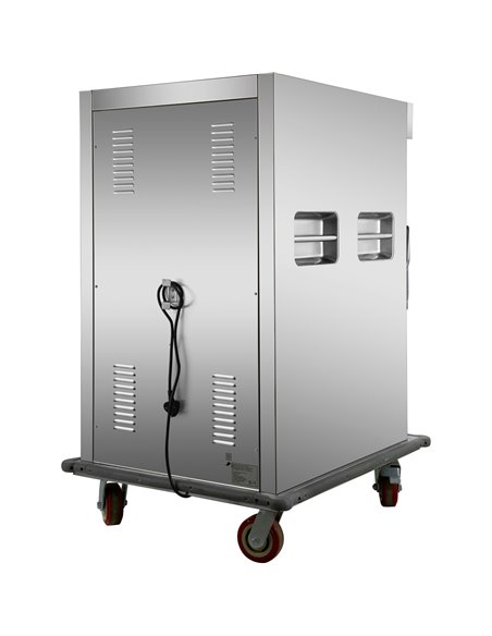 Professional Mobile Food Warming Cabinet  with 5 x GN2/1 capacity  2kW | Stalwart DA-HW115F