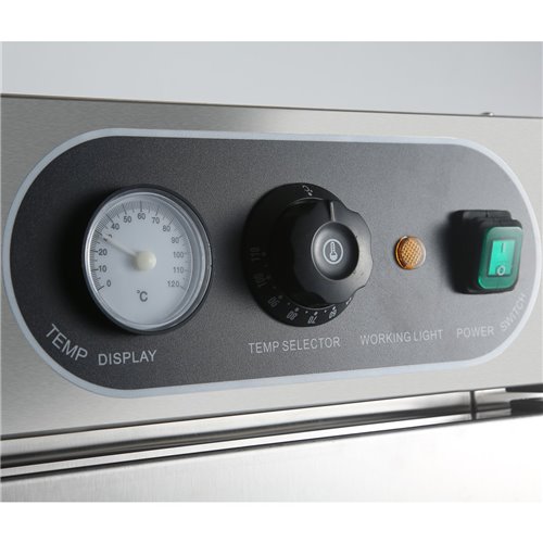 Professional Mobile Food Warming Cabinet  with 5 x GN2/1 capacity  2kW | Stalwart DA-HW115F