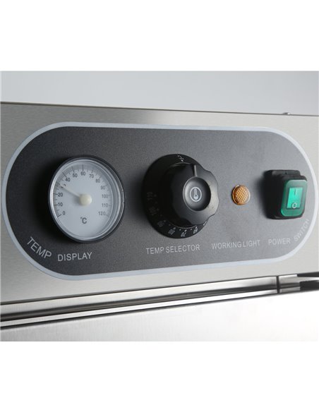 Professional Mobile Food Warming Cabinet  with 5 x GN2/1 capacity  2kW | Stalwart DA-HW115F