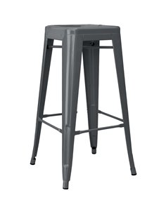 High Bar stool Dark Grey Indoors | Stalwart DA-WW165DG