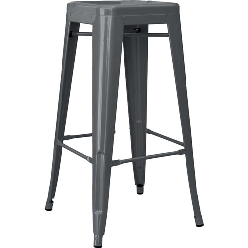 High Bar stool Dark Grey Indoors | Stalwart DA-WW165DG