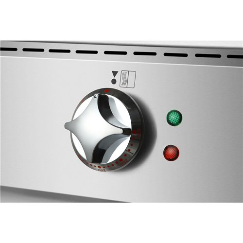 Professional Electric Griddle with Cabinet Base 12kW Smooth/Ribbed 900mm Depth | Stalwart DA-HER906A