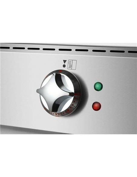 Professional Electric Griddle with Cabinet Base 12kW Smooth/Ribbed 900mm Depth | Stalwart DA-HER906A