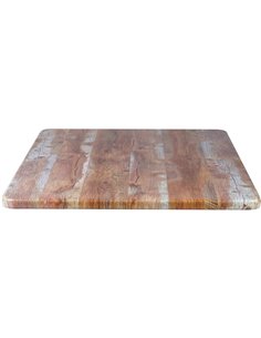 Seamless Square Table Top Barn Wood 24x24&quot | Stalwart DA-TT2424BARNWOOD