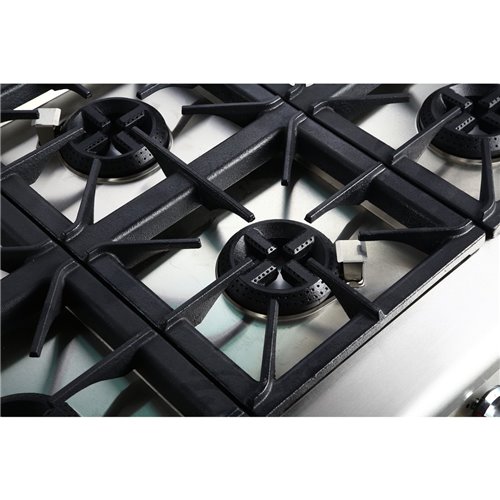Professional Gas range 6 burners 36kW Electric oven 5.8kW 900mm Depth | Stalwart DA-ADX996ZA