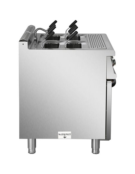 Professional Pasta cooker 30 Litres Gas 22kW Floor standing with Cabinet Base 700mm depth | Stalwart DA-HGN715