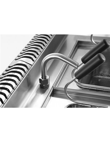 Professional Pasta cooker 30 Litres Gas 22kW Floor standing with Cabinet Base 700mm depth | Stalwart DA-HGN715