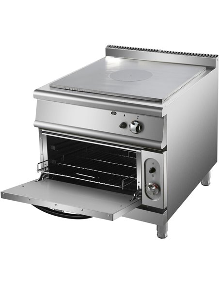 Gas Solid Top with Gas Oven 10kW+5.8kW 900mm Depth | Stalwart DA-HRQ911