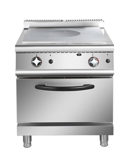 Gas Solid Top with Gas Oven 10kW+5.8kW 700mm Depth | Stalwart DA-HRQ711