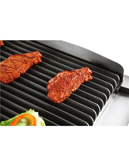 Professional Electric Lava Rock Grill with Cabinet Base 9kW 700mm Depth | Stalwart DA-HEL707A