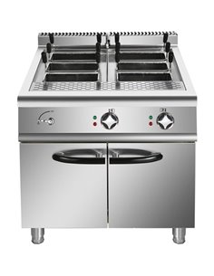 Professional Pasta cooker 40 Litres Electric 18kW Floor standing with Cabinet Base 900mm Depth | Stalwart DA-HEN915A 2