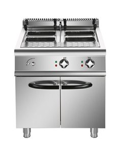 Professional Pasta cooker 30 Litres Electric 12kW Floor standing with Cabinet Base 700mm Depth | Stalwart DA-HEN715A 2