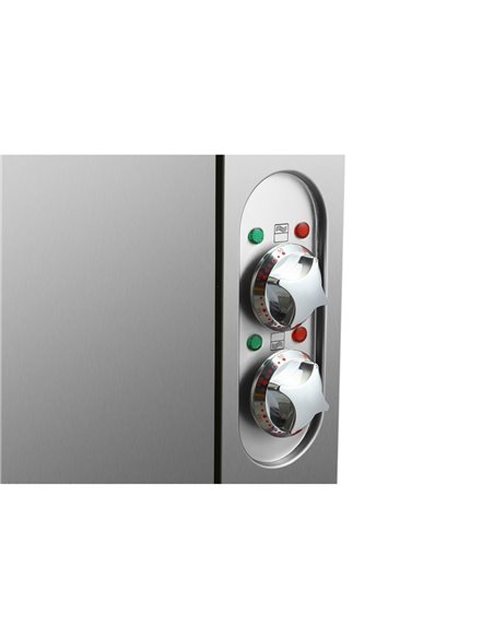 Commercial Electric Cooker 4 Burners with Electric Oven 10.4kW+4.8kW 900mm Depth | Stalwart DA-HRQ912A