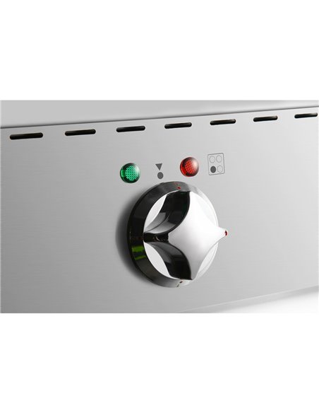 Commercial Electric Cooker 4 Burners with Electric Oven 10.4kW+4.8kW 900mm Depth | Stalwart DA-HRQ912A