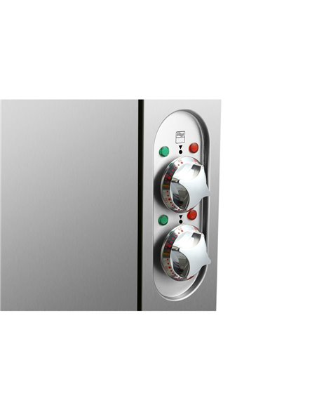 Commercial Electric Cooker 6 Square Burners with Electric Oven 24kW+4.8kW 900mm Depth | Stalwart DA-HSQ962B