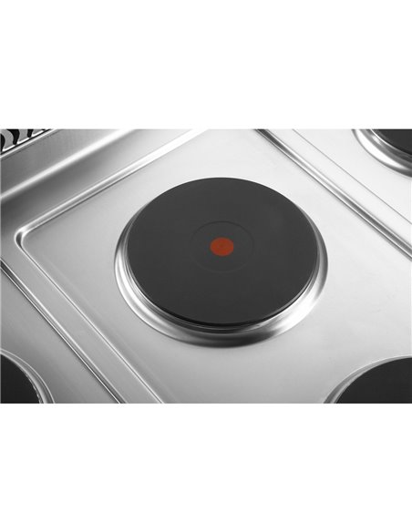 Commercial Electric Cooker 6 Burners with Cabinet Base 15.6kW 900mm Depth | Stalwart DA-HRQ962