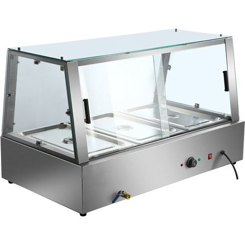 Display Bain Marie Counterop 6xGN1/2 150mm | Stalwart DA-HBM211