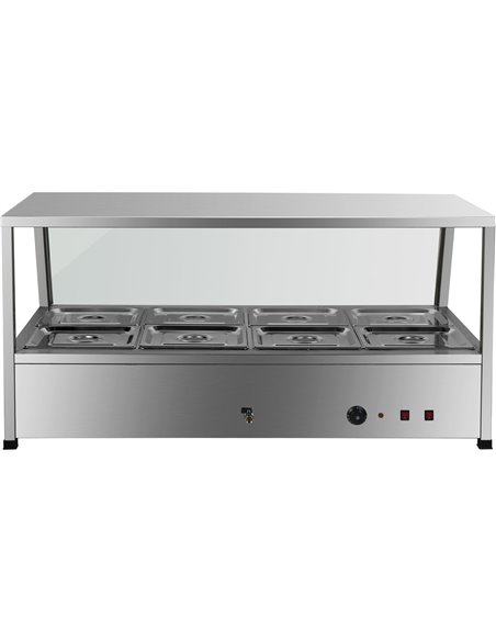 Display Bain Marie Counterop 10xGN1/2 150mm | Stalwart DA-HBM213