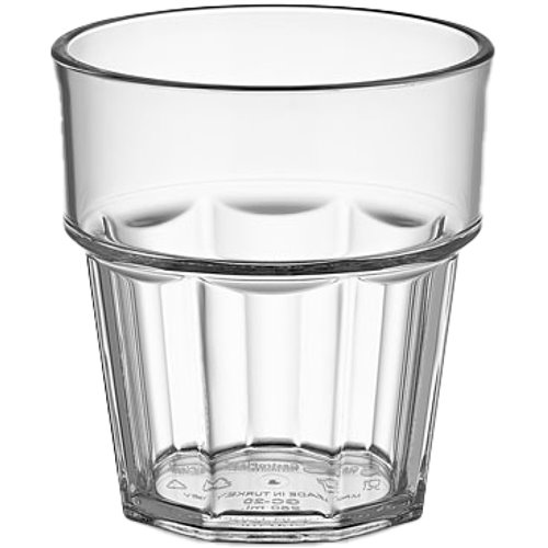 Casablanca Tumbler Clear PC 200ml Stackable | Stalwart DA-GC19