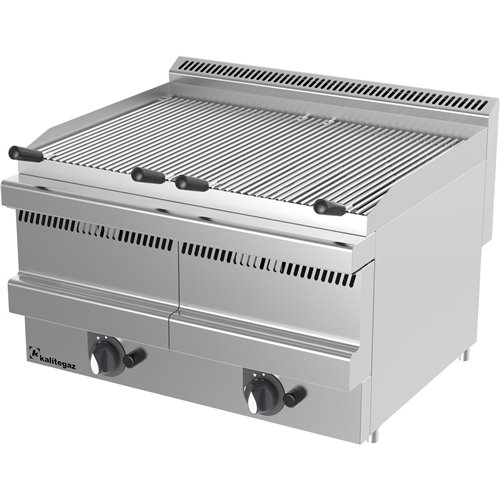 Professional Vapour Grill Gas 6 burners 22kW | Stalwart DA-VG8070GT