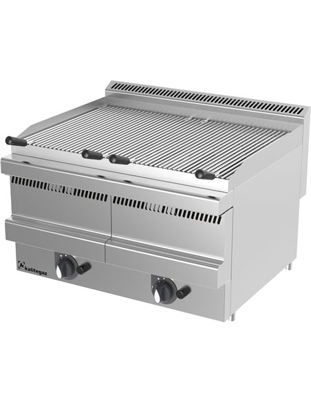Professional Vapour Grill Gas 6 burners 22kW | Stalwart DA-VG8070GT