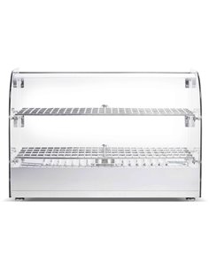 2 Tier Curved Front Heated Display Case 45 Litres Countertop | Stalwart DA-HW45R 2