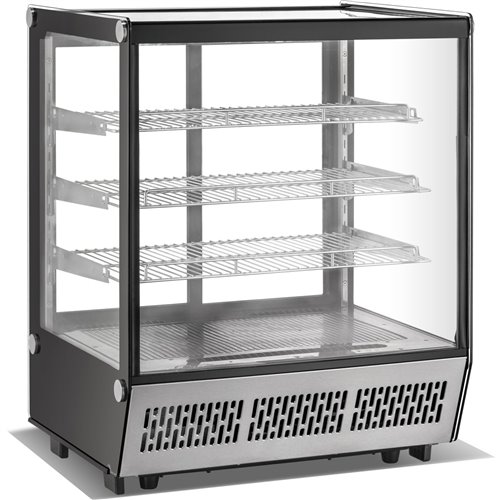 Display Merchandiser Fridge 145 litres 3 shelves Stainless Steel | Stalwart DA-CW145