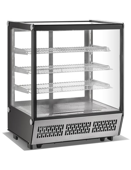 Display Merchandiser Fridge 145 litres 3 shelves Stainless Steel | Stalwart DA-CW145