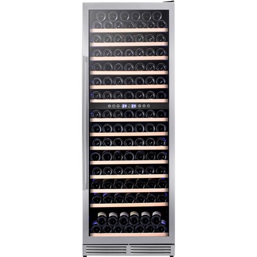 Commercial Dual Zone Single Door Wine Fridge 192 bottles 490L Stainless Steel | Stalwart DA-YC490B