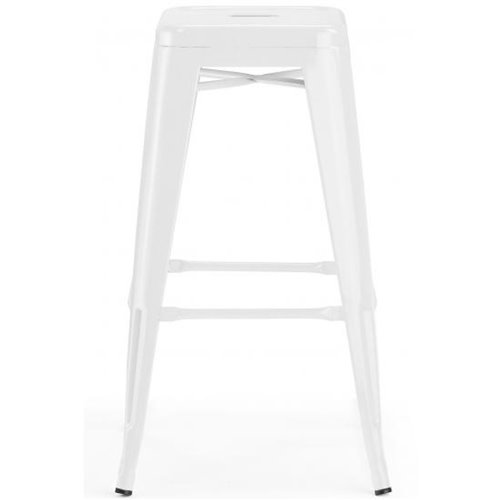 High Bar stool Steel White Indoors | Stalwart DA-WW165WHITE