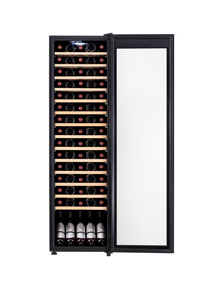Commercial Single Door Wine Fridge 75 bottles 208L | Stalwart DA-YC208A