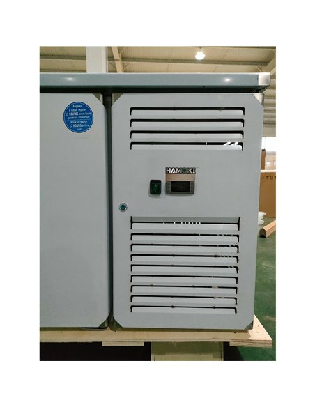 221010 - 2 Door Refrigerated Counter with Backsplash - 272L (GN2200TN)