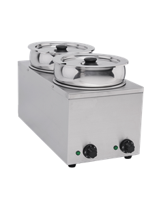 101051 - Hamoki Bain Marie with Hot Pot 6.5Lx2