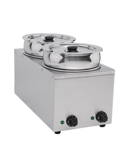 101051 - Hamoki Bain Marie with Hot Pot 6.5Lx2