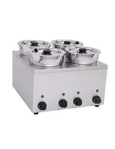 101050 - Hamoki Bain Marie with Hot Pot 3.5Lx4