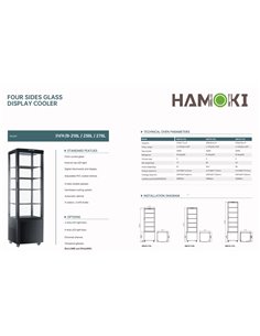 251010 - Four Sided Glass Display - 238L 2