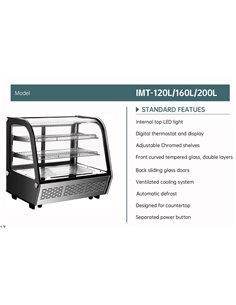 251008 - Counter Top Display Cooler -  160L 2