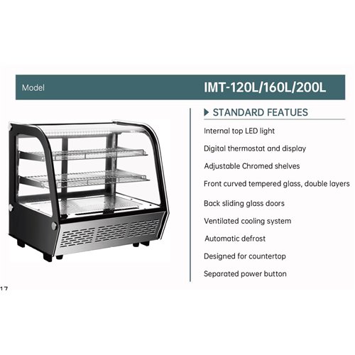251008 - Counter Top Display Cooler -  160L