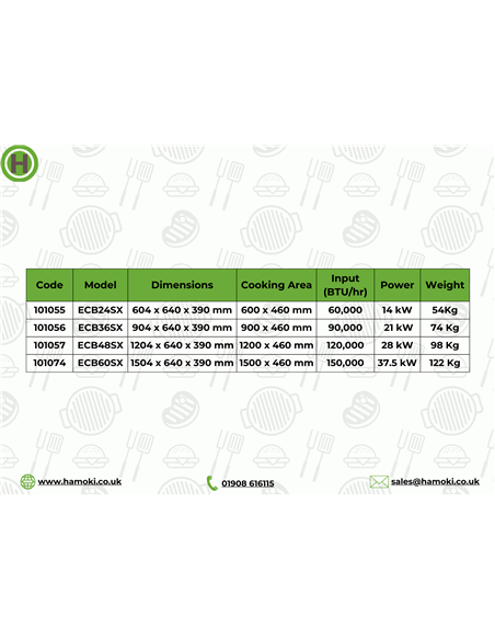 101074 - Gas Countertop Charbroiler - 5 Control