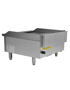 101058-P - Gas Countertop Griddle with Chrome Plate - Dual Control 2